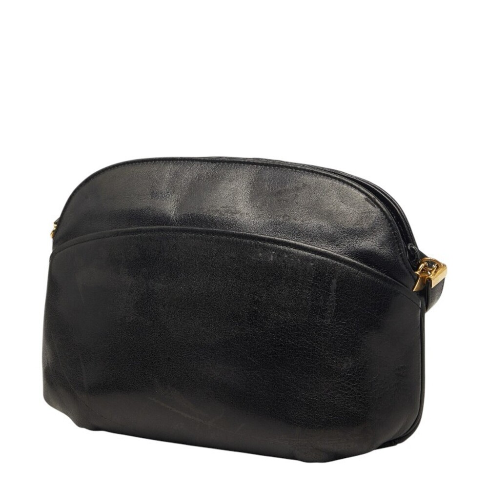 CHRISTIAN DIOR Black Leather Shoulder Bag - Picture 2 of 8